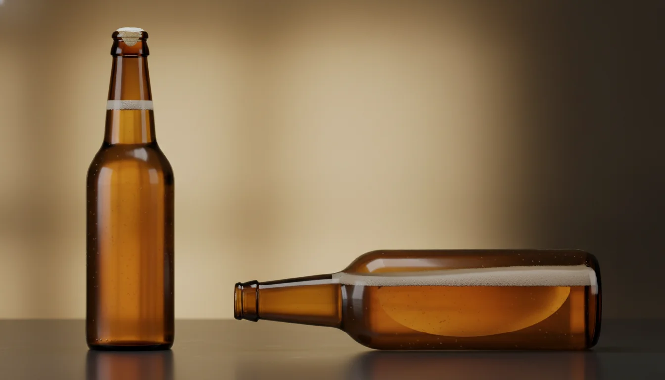 cerveja pode ser guardada na geladeira deitada