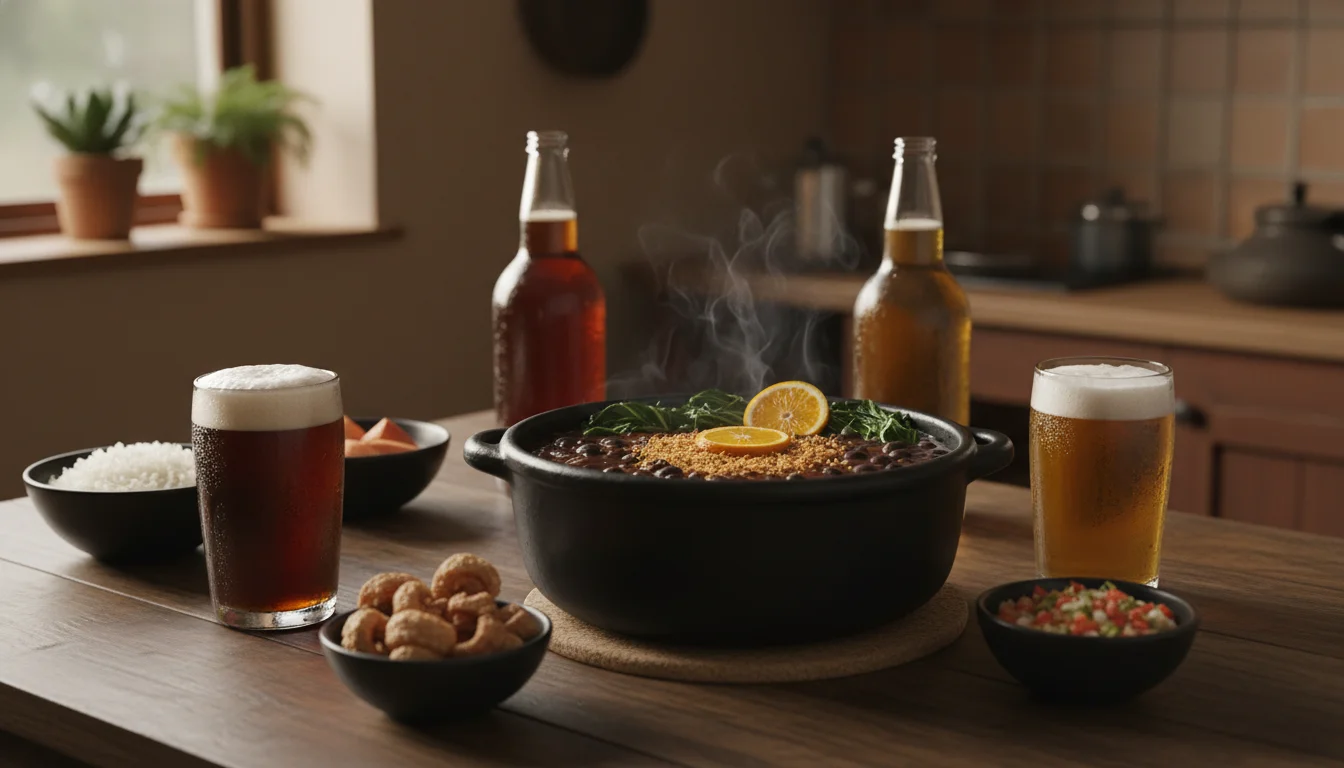 qual cerveja combina com feijoada - Imagem de destaque: Qual cerveja combina com feijoada: o guia definitivo de harmonização