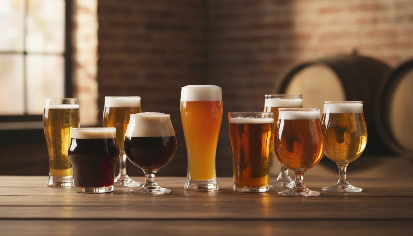 tipos de copo de cerveja e para que servem - Imagem de destaque: Tipos de copo de cerveja e para que servem: guia definitivo