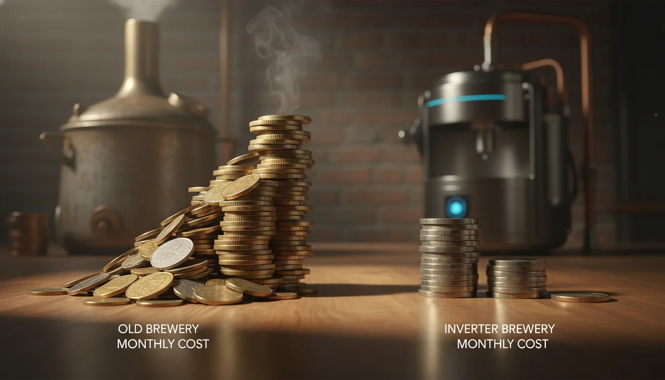 consumo mensal de uma cervejeira