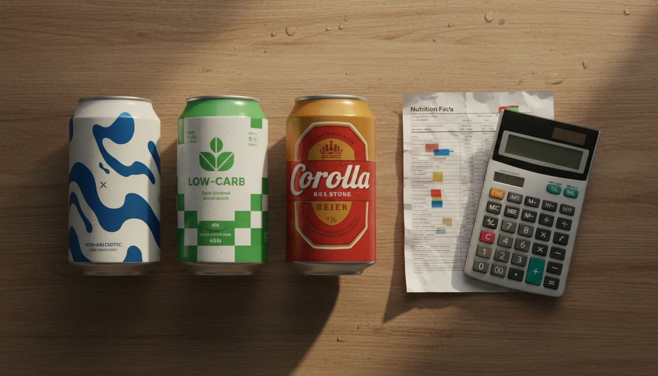 qual cerveja tem menos caloria