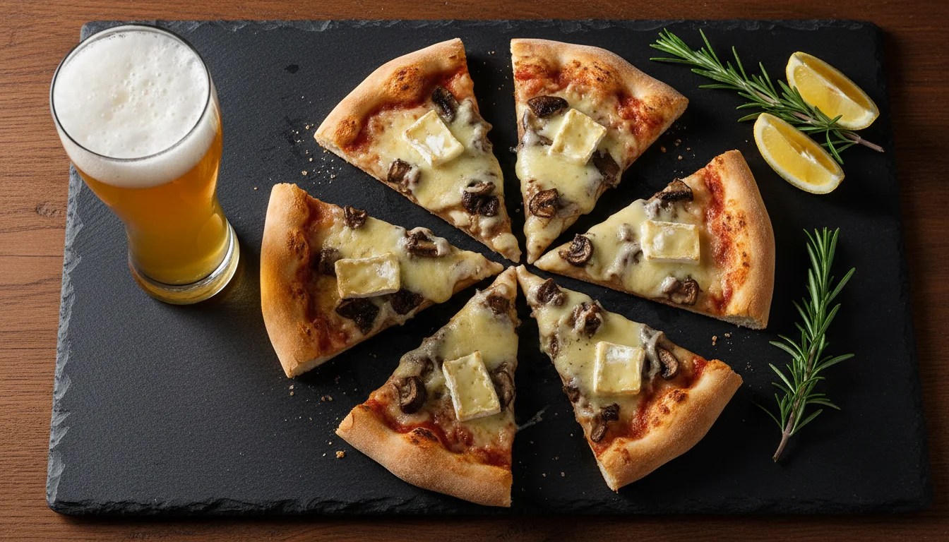 cerveja com pizza