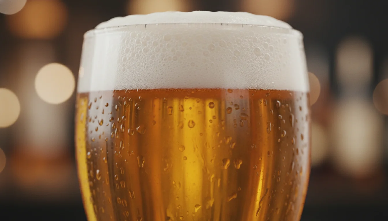 cerveja sem espuma o que significa